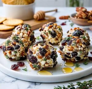 Bolitas de queso de cajú con semillas