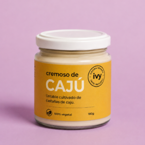 Cremoso de Cajú Ivy, untable vegetal cultivado de 180 g